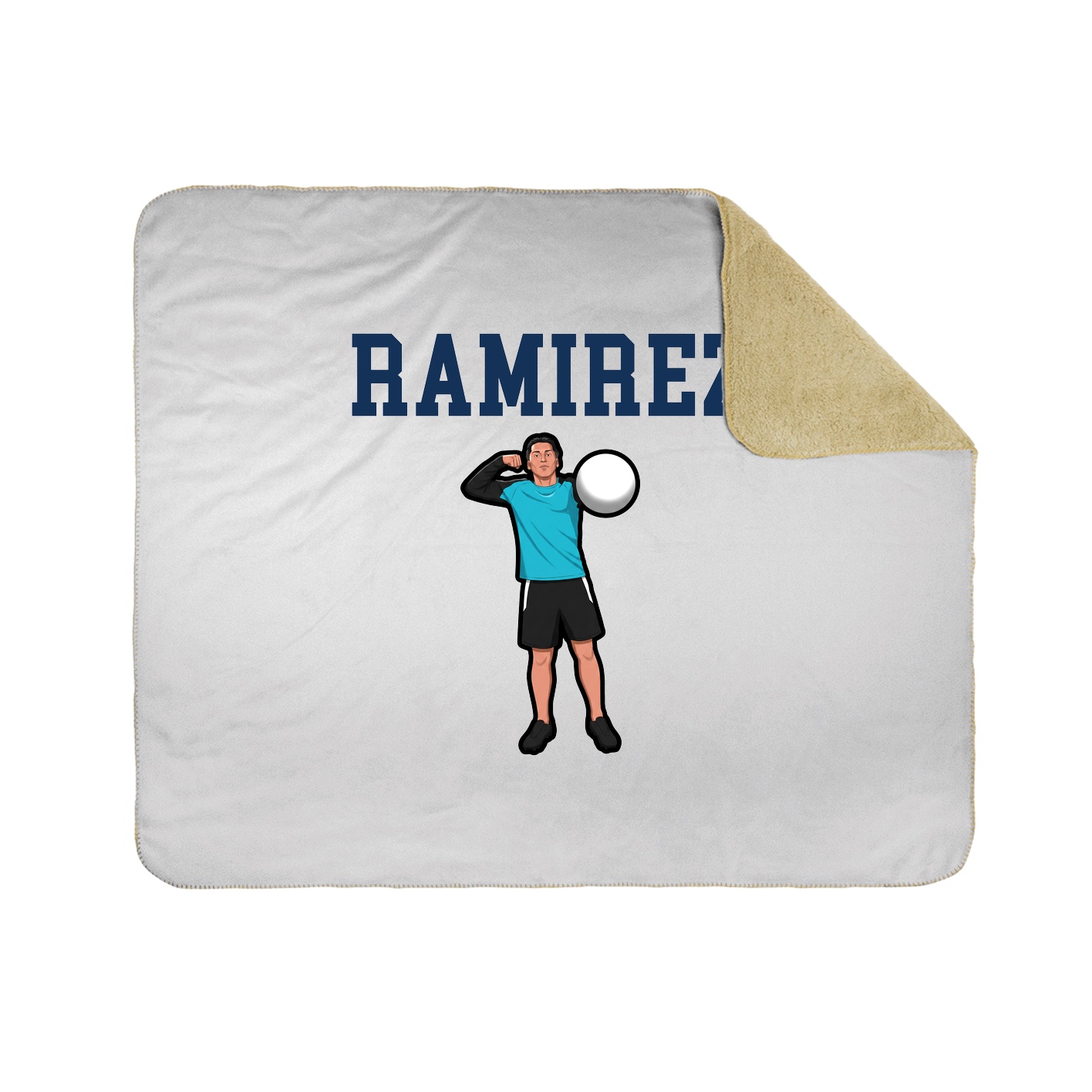 Throw Blanket — Shirsey in White