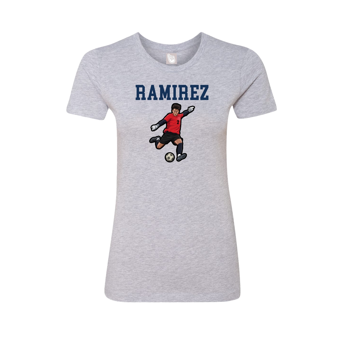 Fitted Women's Tee — Shirsey in Grey