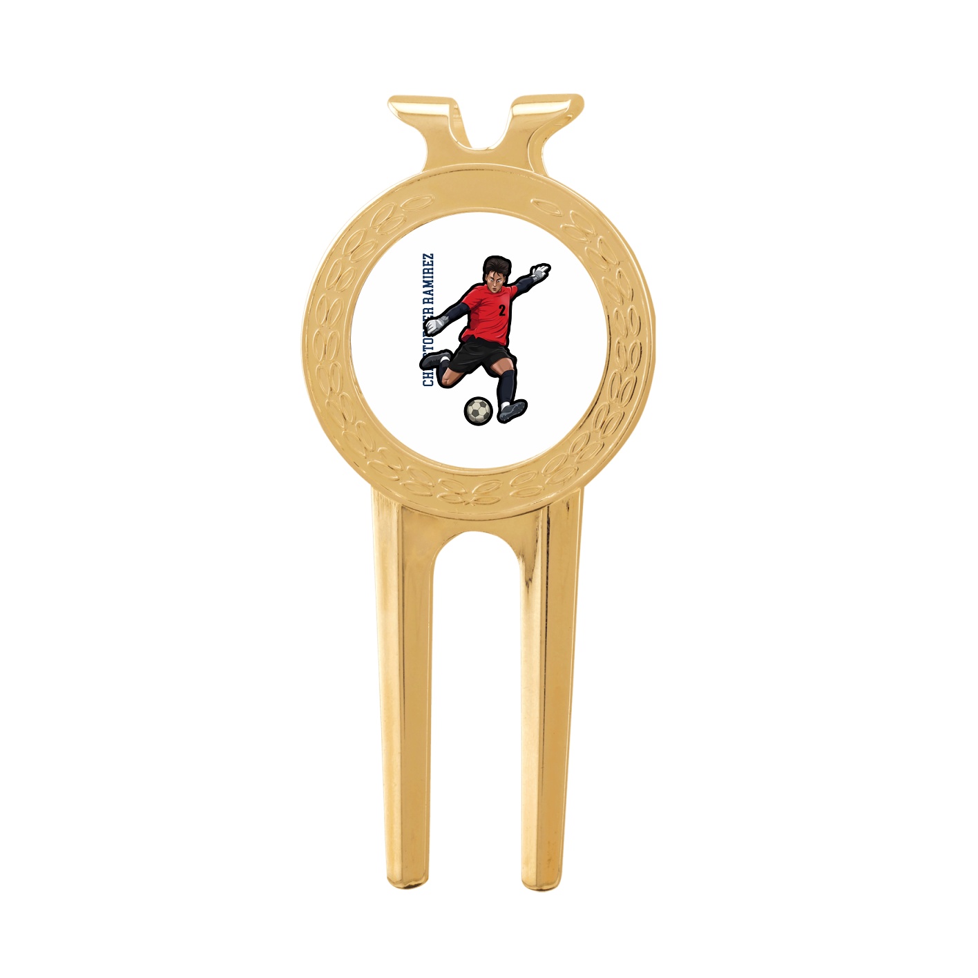 Divot Tool with Ball Marker — Name Vertical in Classic