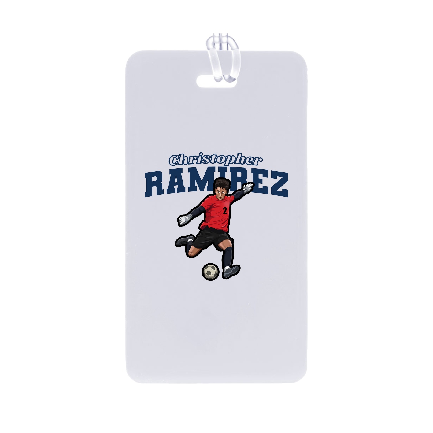 Bag Tag — Name Arch in Classic