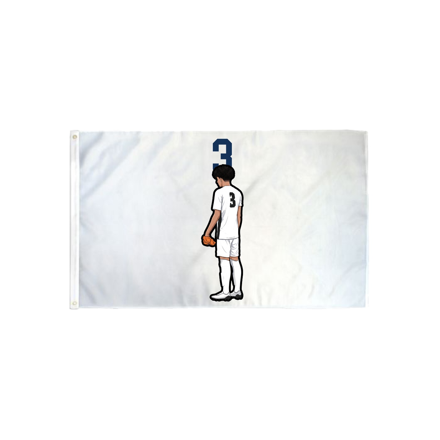 3x5 Flag — Number Top in Classic