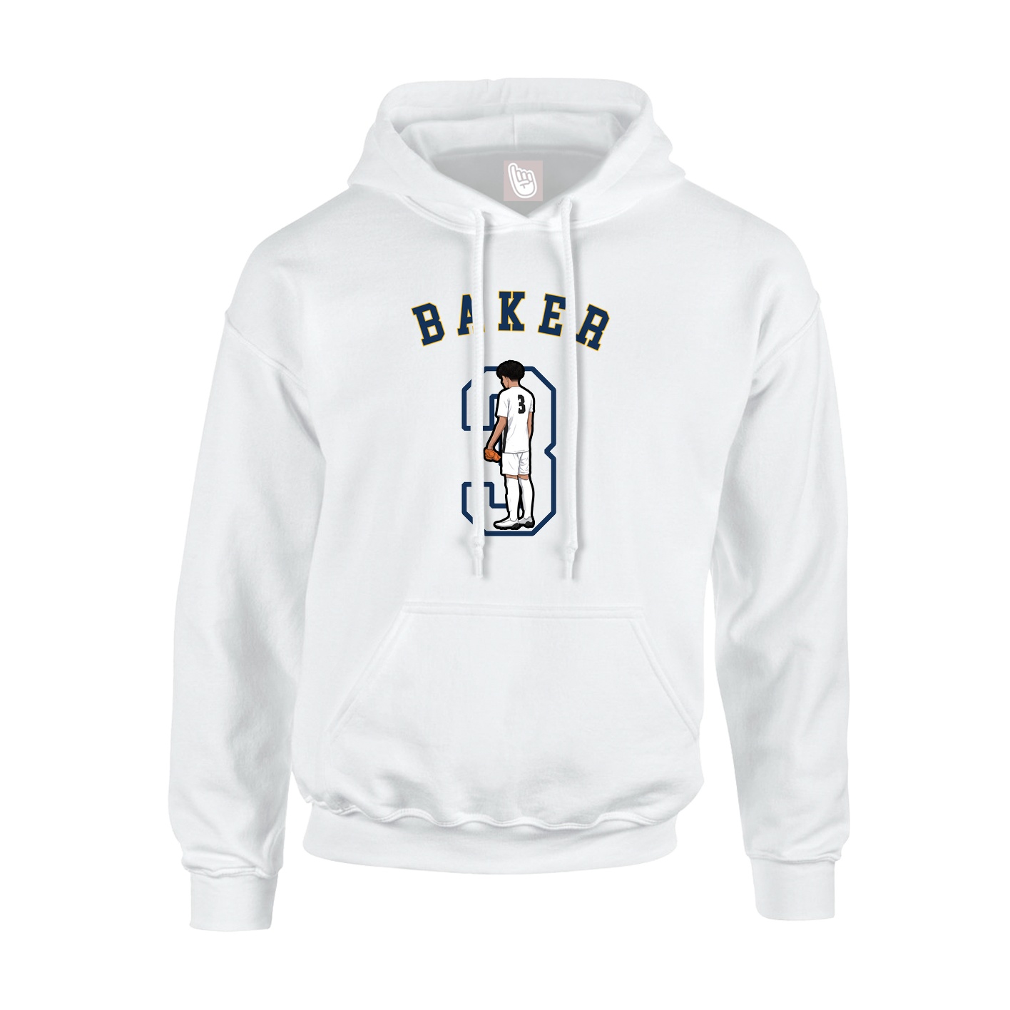 Hoodie — Shirsey Arch in White