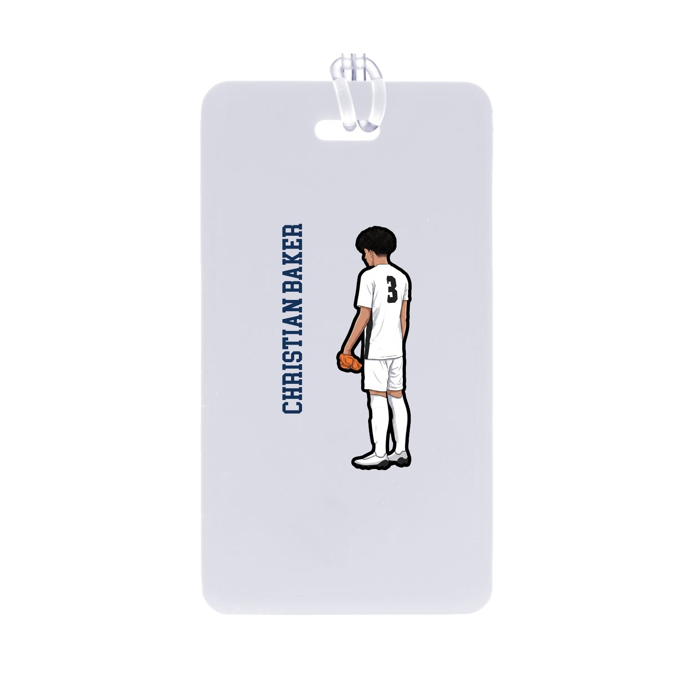 Bag Tag — Name Vertical in Classic