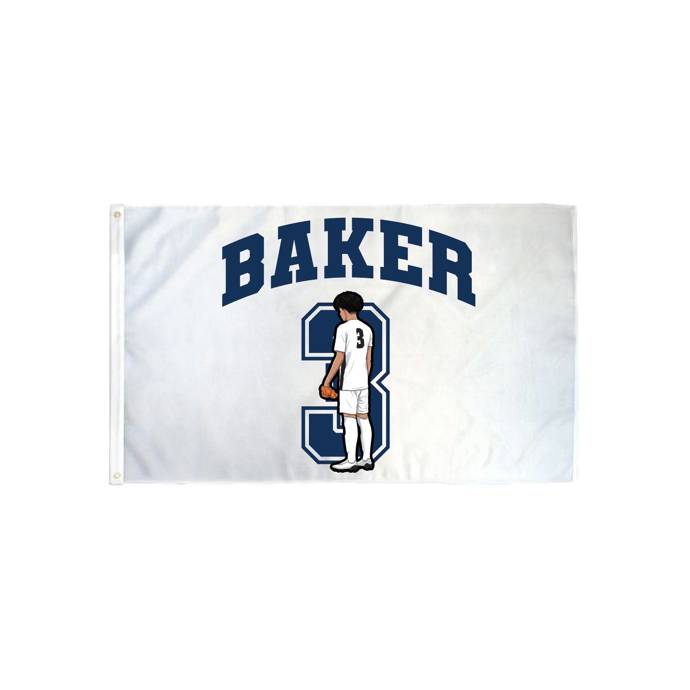 3x5 Flag — Number in Classic