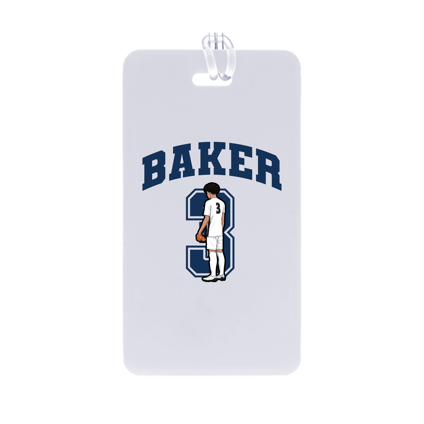 Bag Tag — Number in Classic