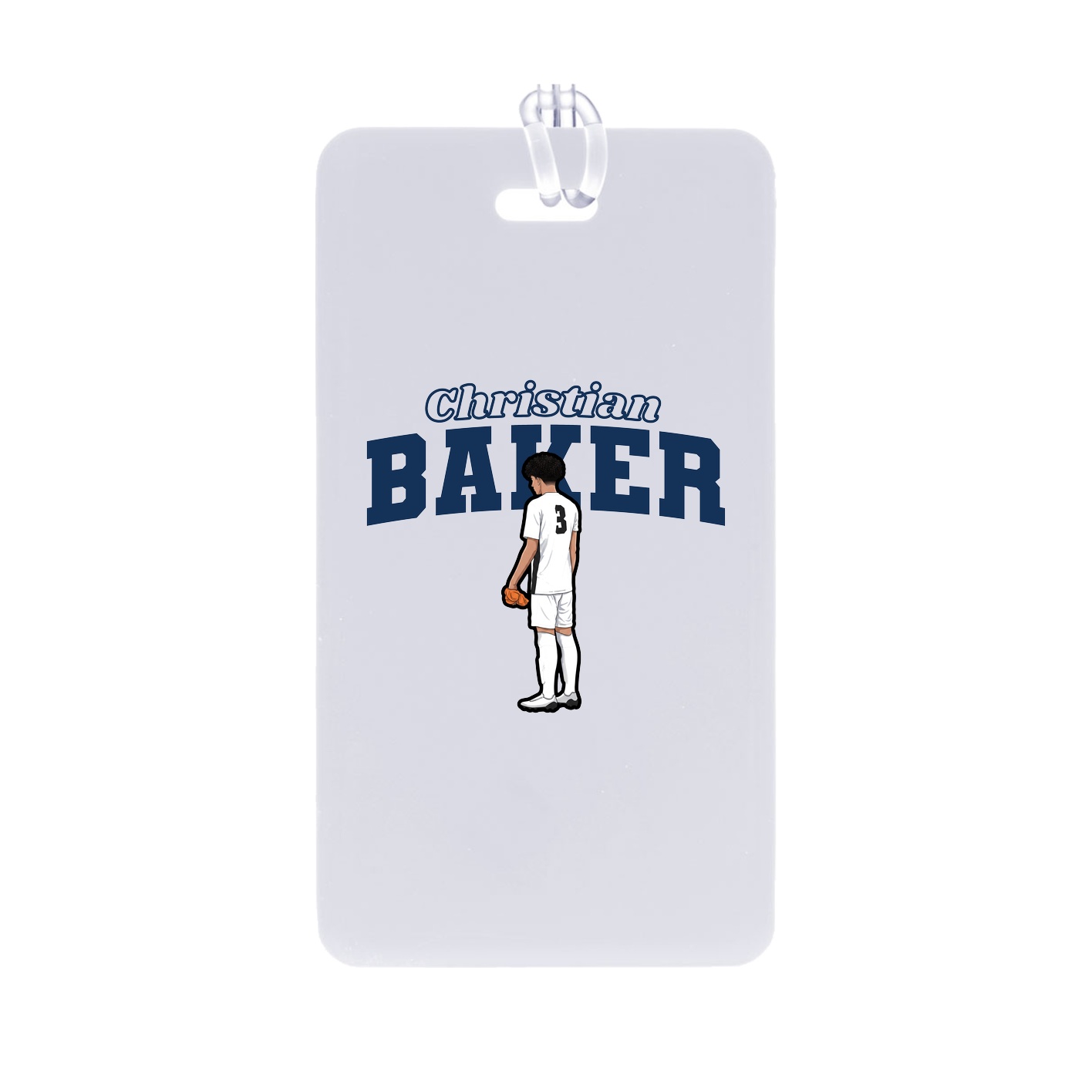 Bag Tag — Name Arch in Classic