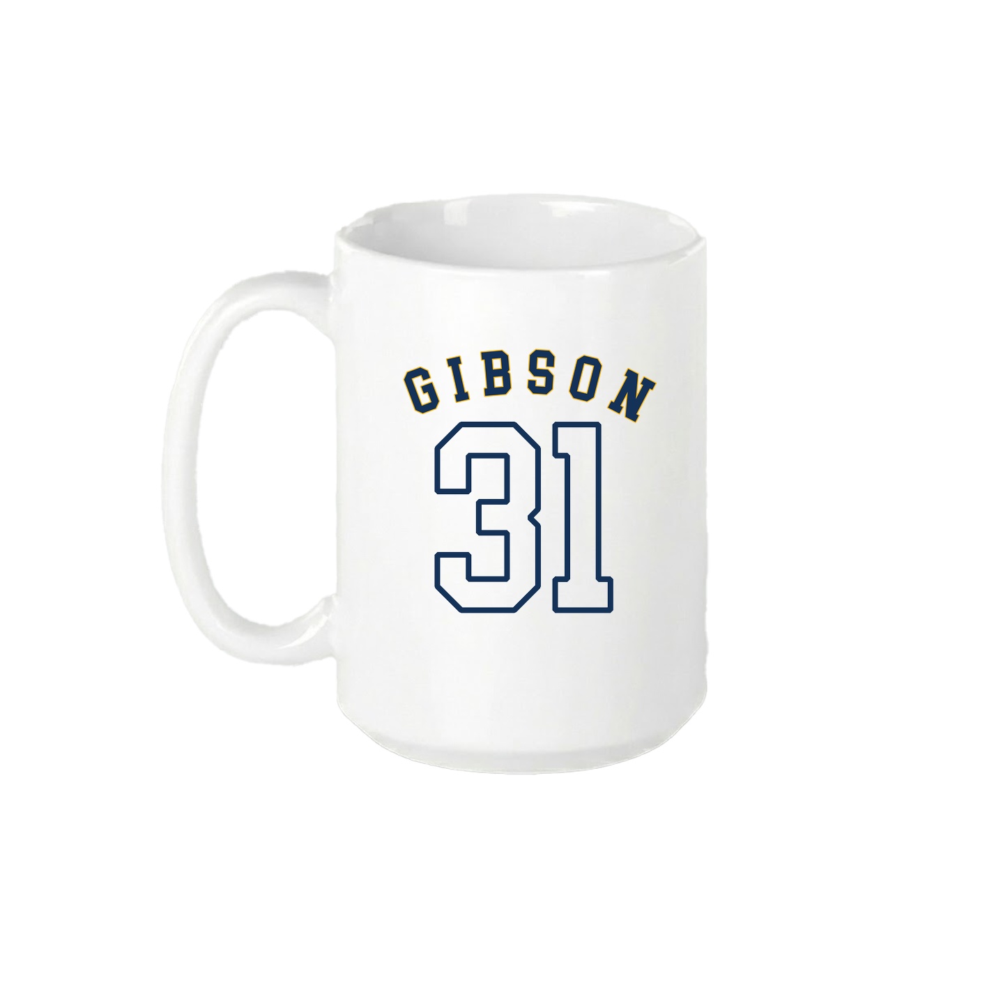 15oz Coffee Mug — Shirsey Arch in White