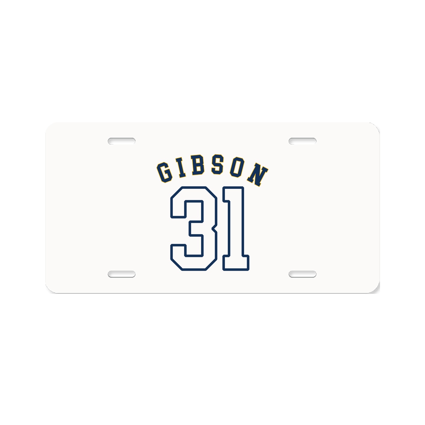License Plate — Shirsey Arch in Classic