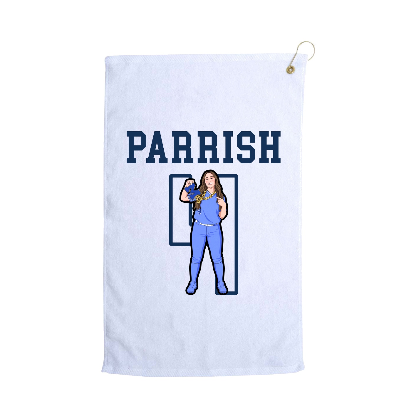 Golf Towel — Shirsey in White