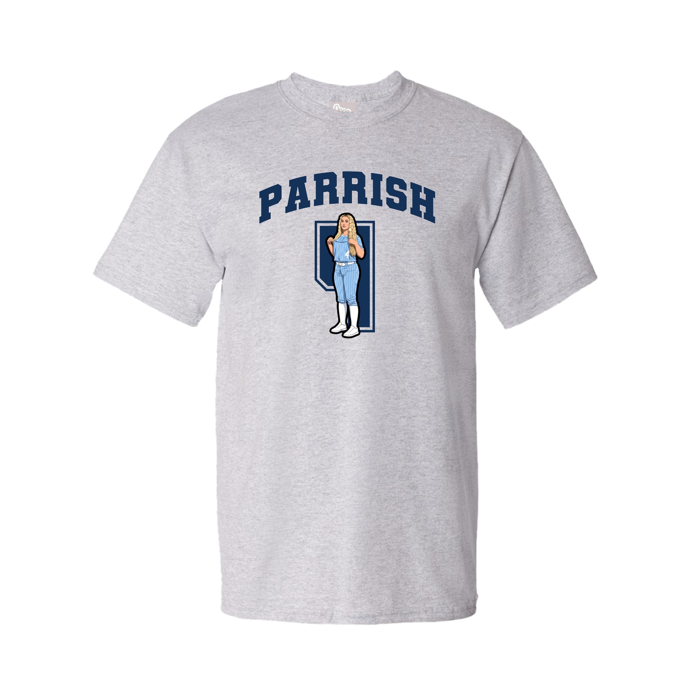 Youth Tee — Number in Grey