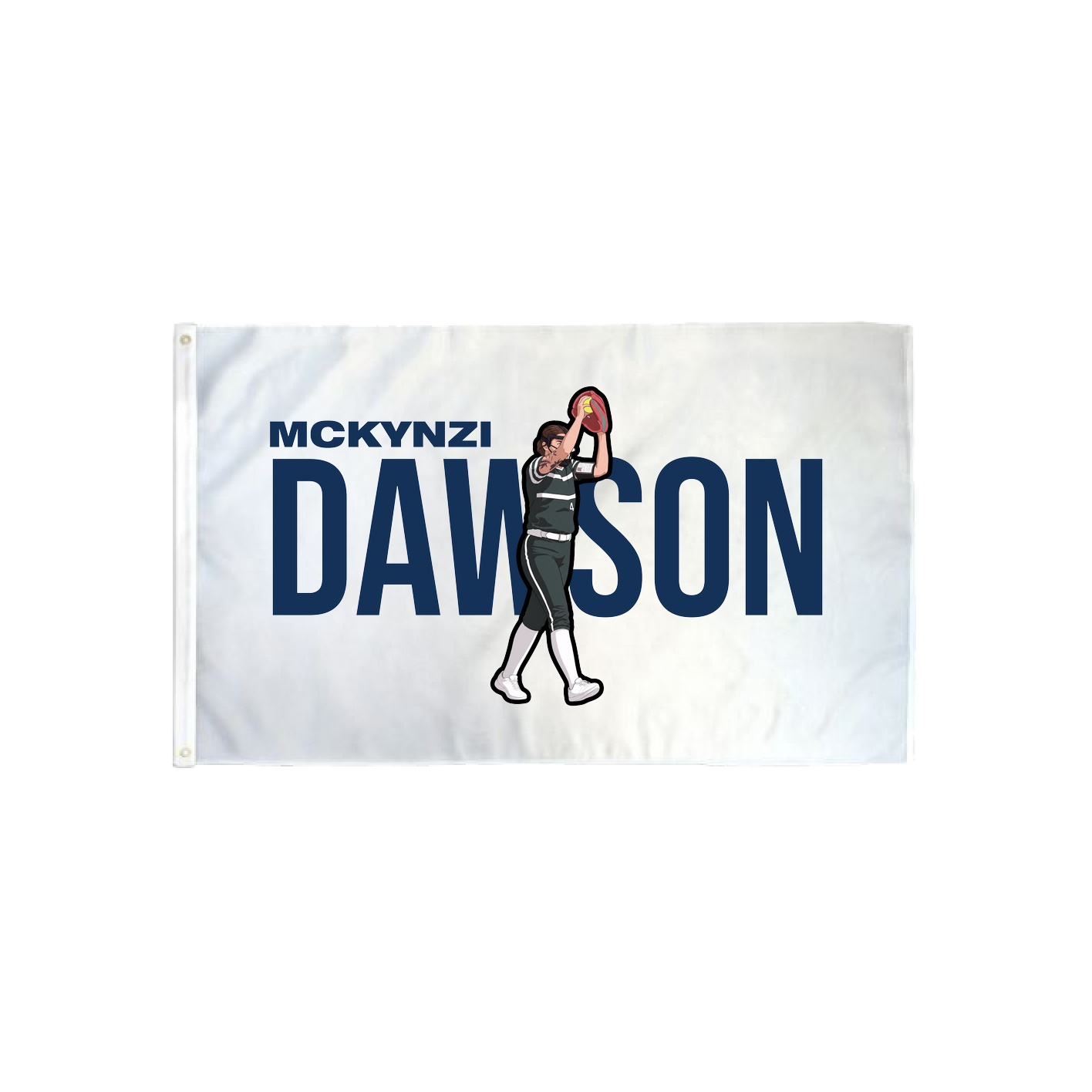 3x5 Flag — Player Name in Classic