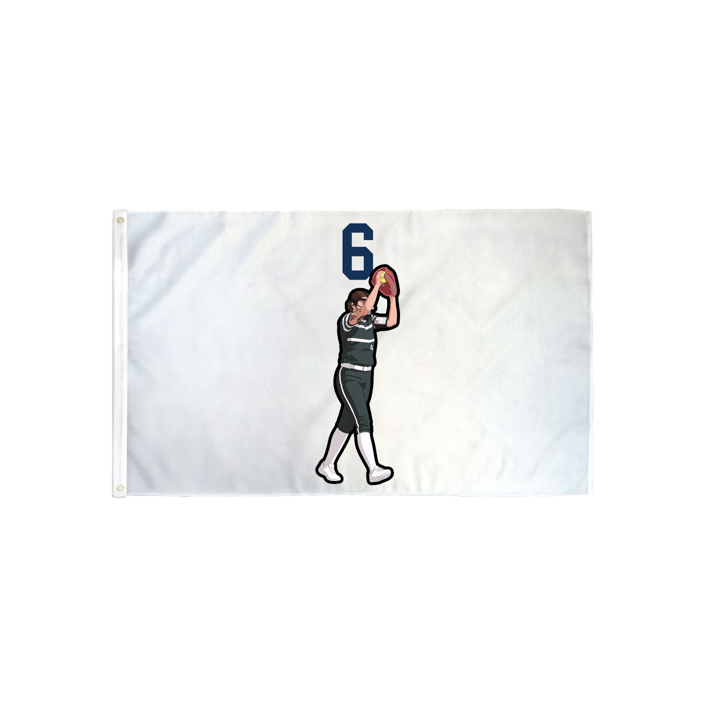3x5 Flag — Number Top in Classic
