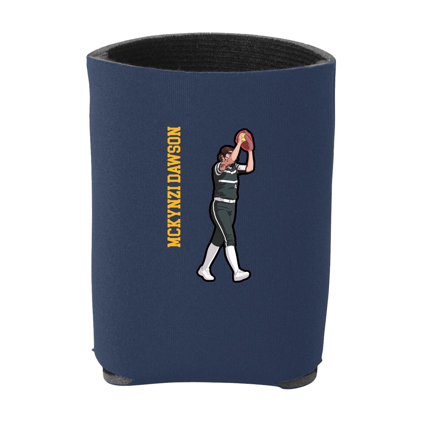 Can Holder — Name Vertical in Navy
