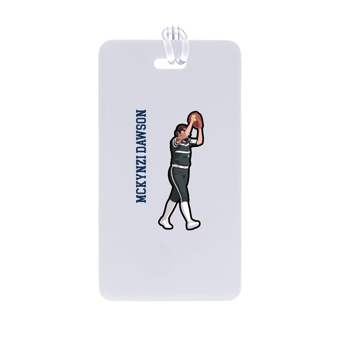 Bag Tag — Name Vertical in Classic