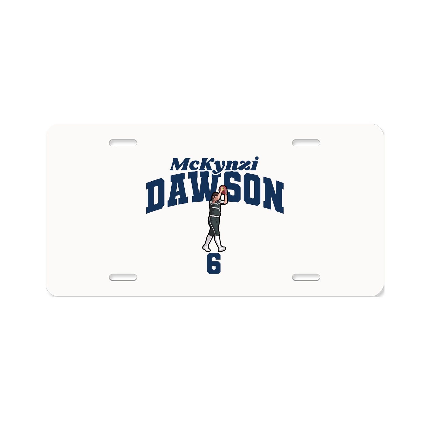 License Plate — Signature Arch in Classic