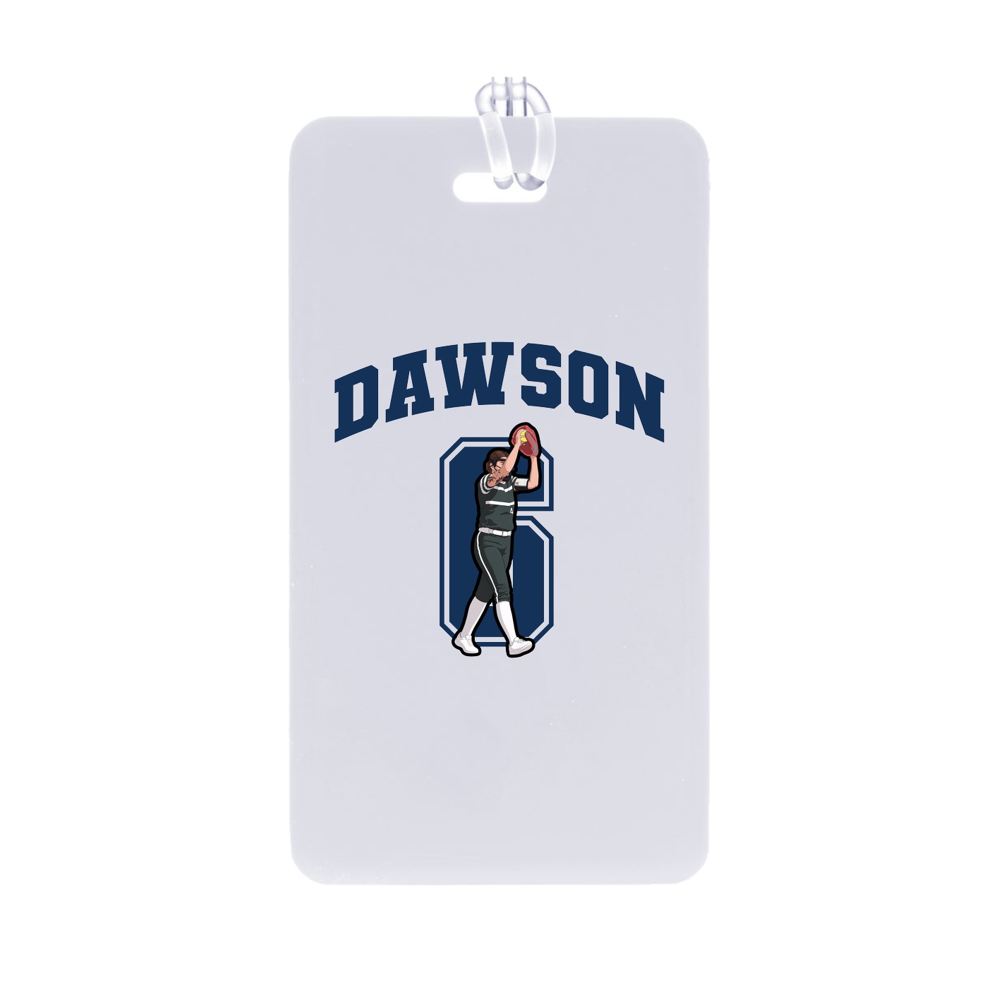 Bag Tag — Number in Classic