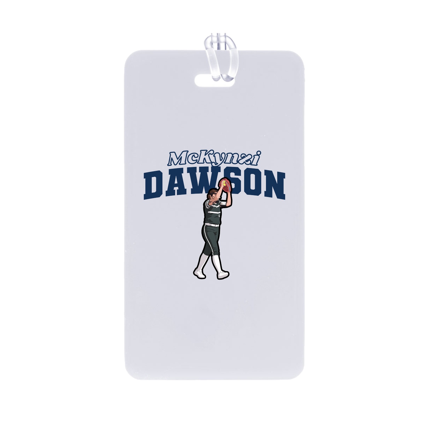Bag Tag — Name Arch in Classic