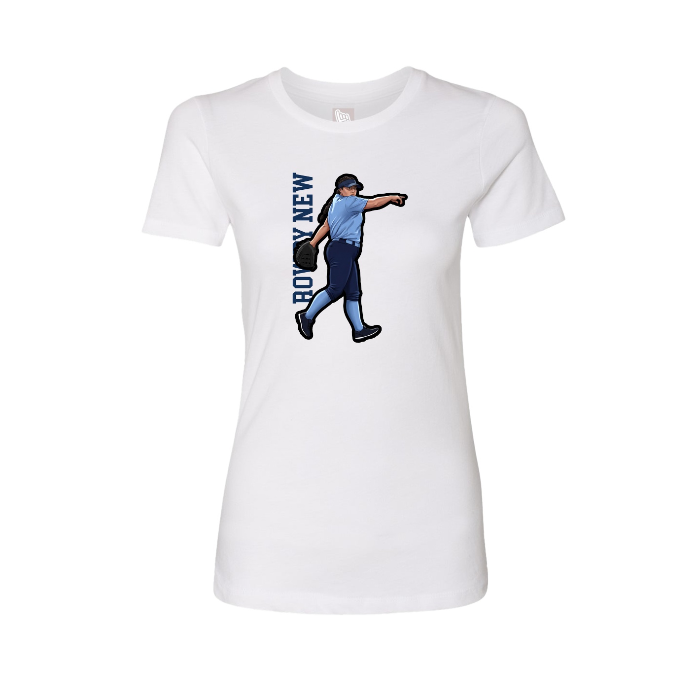 Fitted Women's Tee — Classic in White
