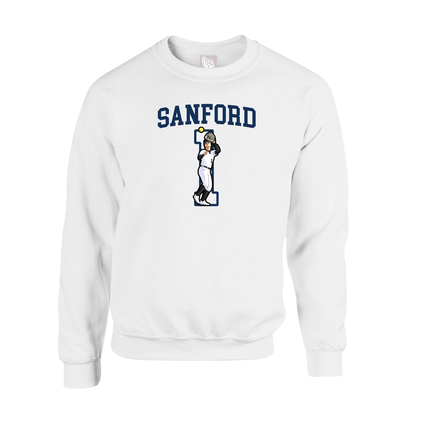 Fleece Crew — Shirsey in White