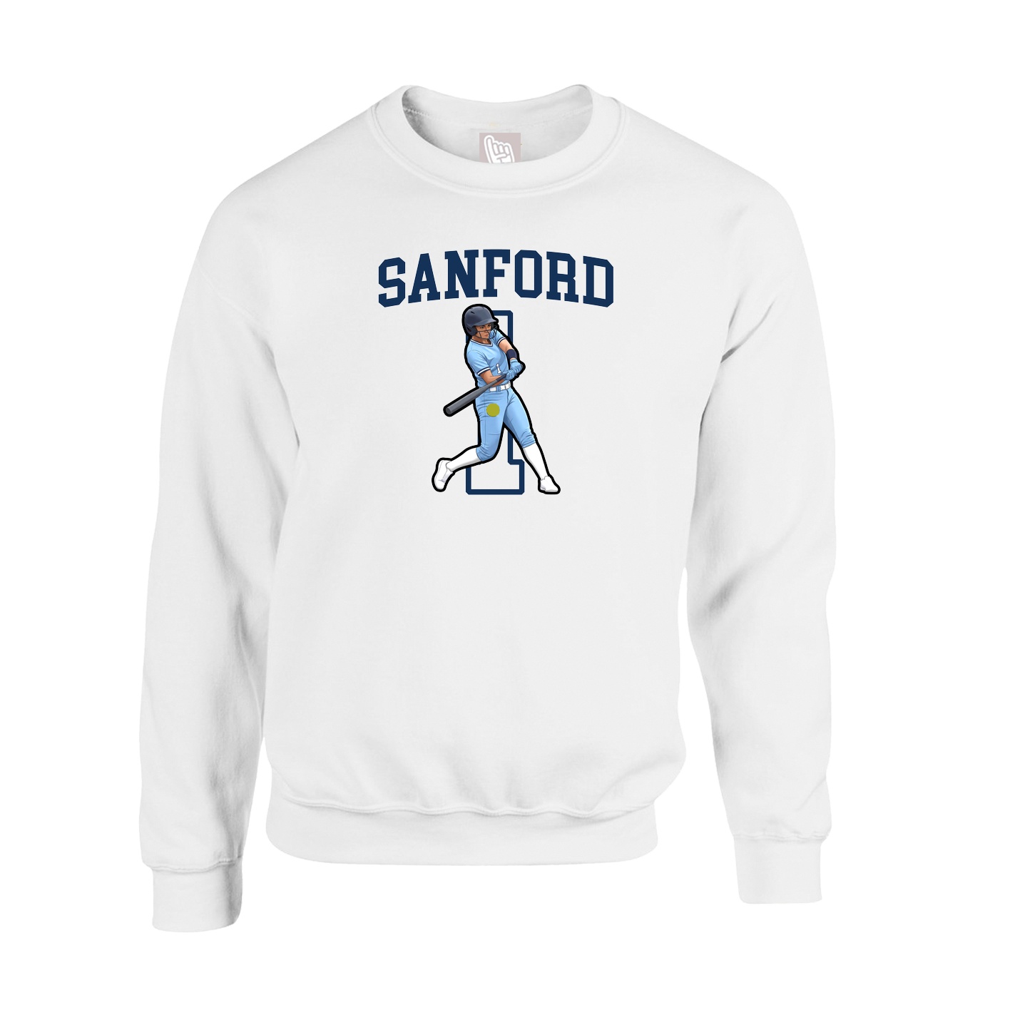 Fleece Crew — Shirsey in White