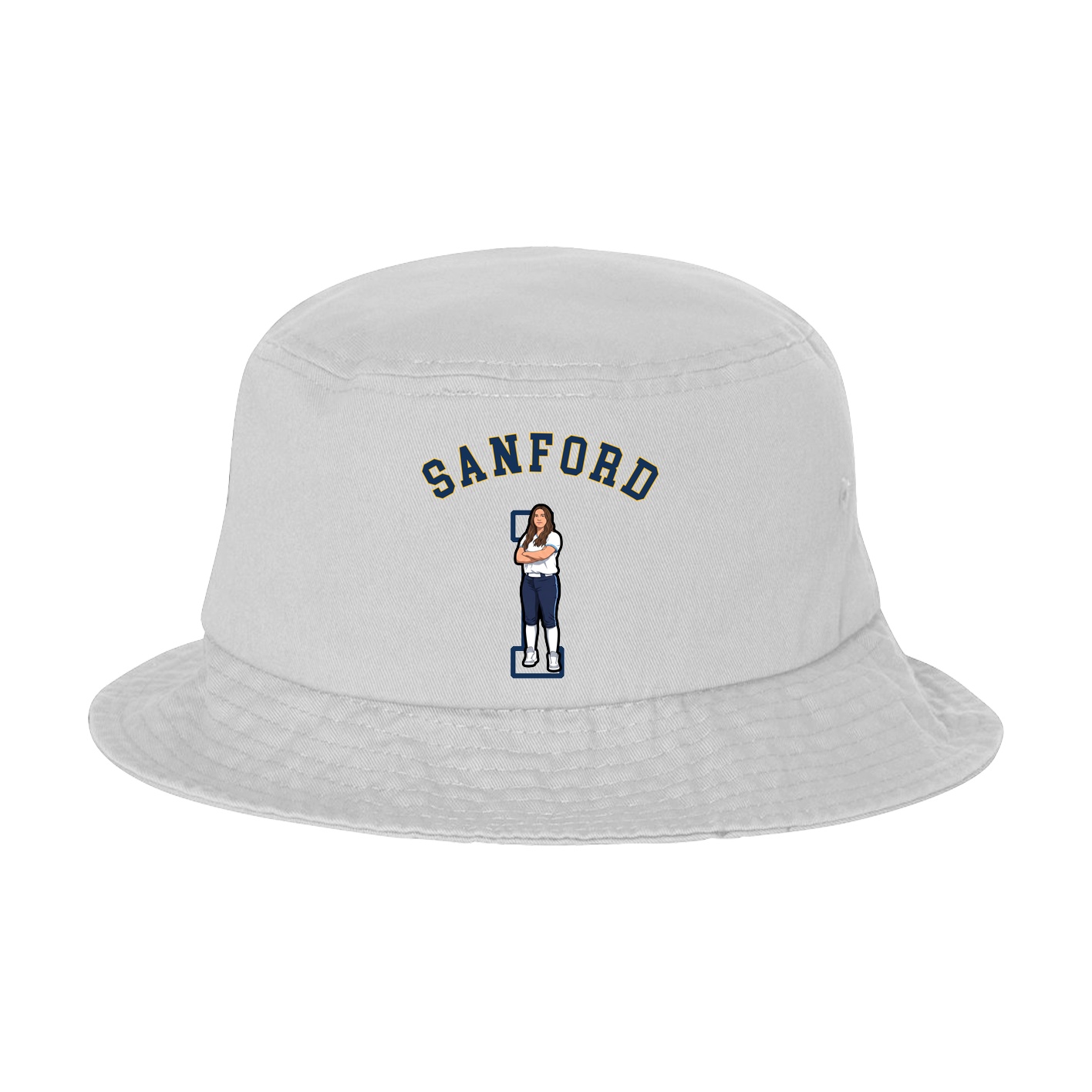 Bucket Cap — Shirsey Arch in White
