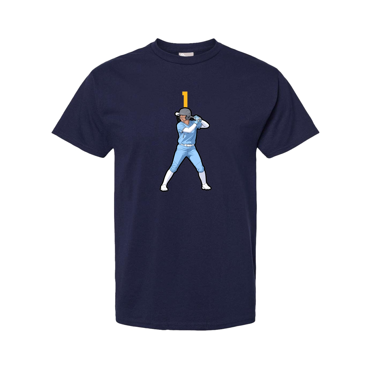 Tee — Number Top in Navy