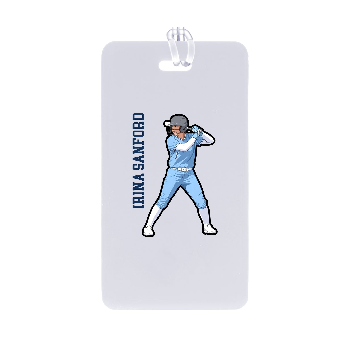 Bag Tag — Name Vertical in Classic