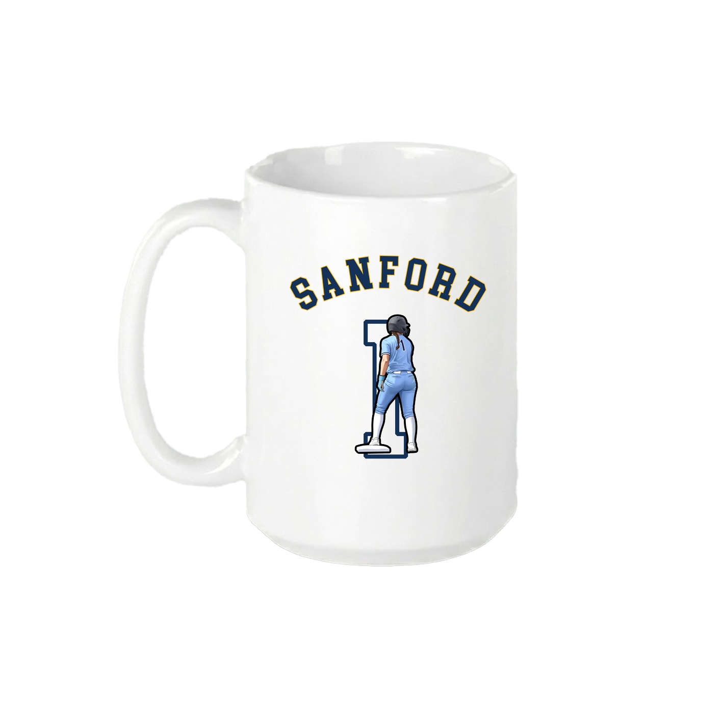 15oz Coffee Mug — Shirsey Arch in White