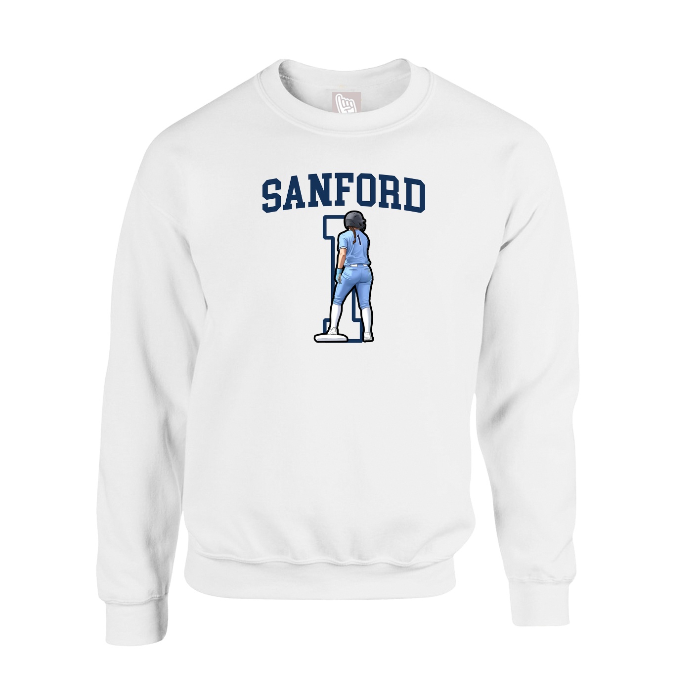 Fleece Crew — Shirsey in White