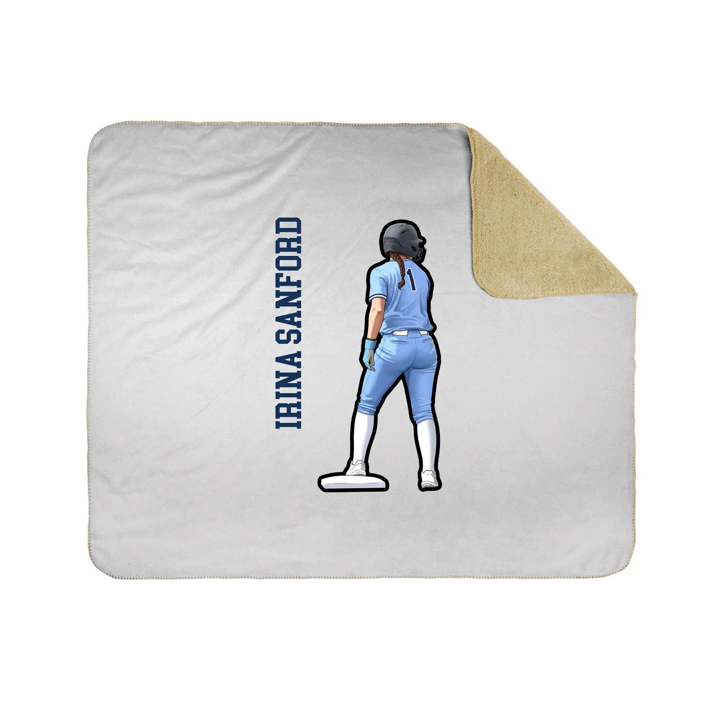 50x60 Sherpa Lined Throw Blanket