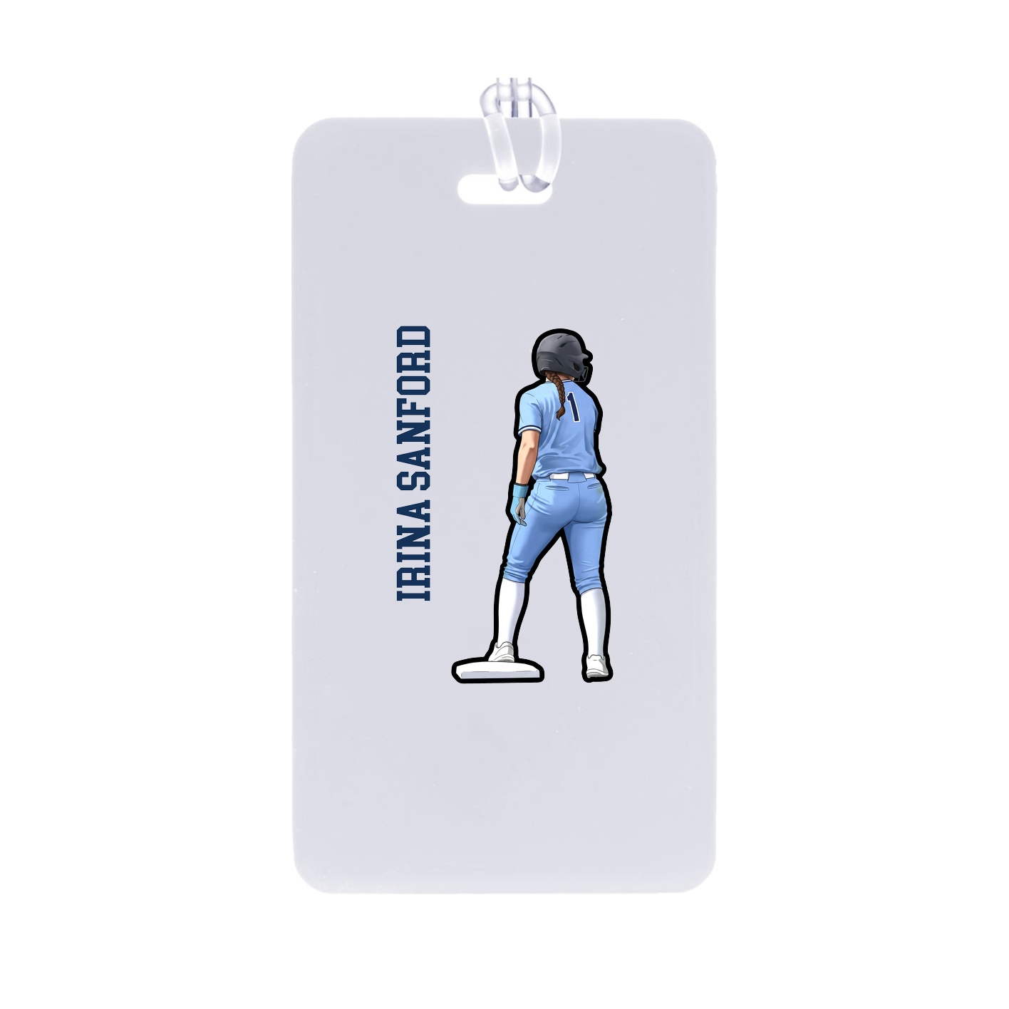 Bag Tag — Name Vertical in Classic
