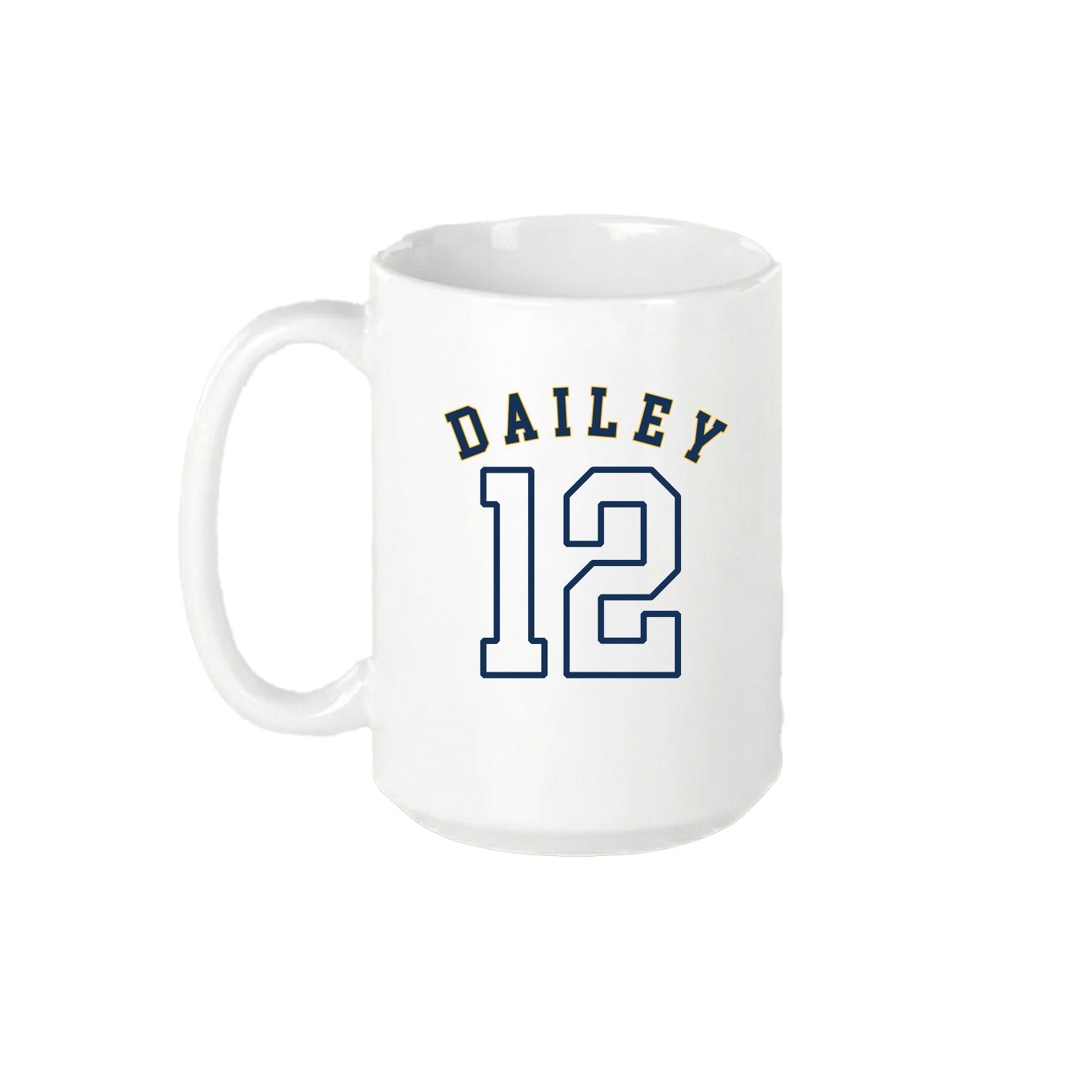15oz Coffee Mug — Shirsey Arch in White