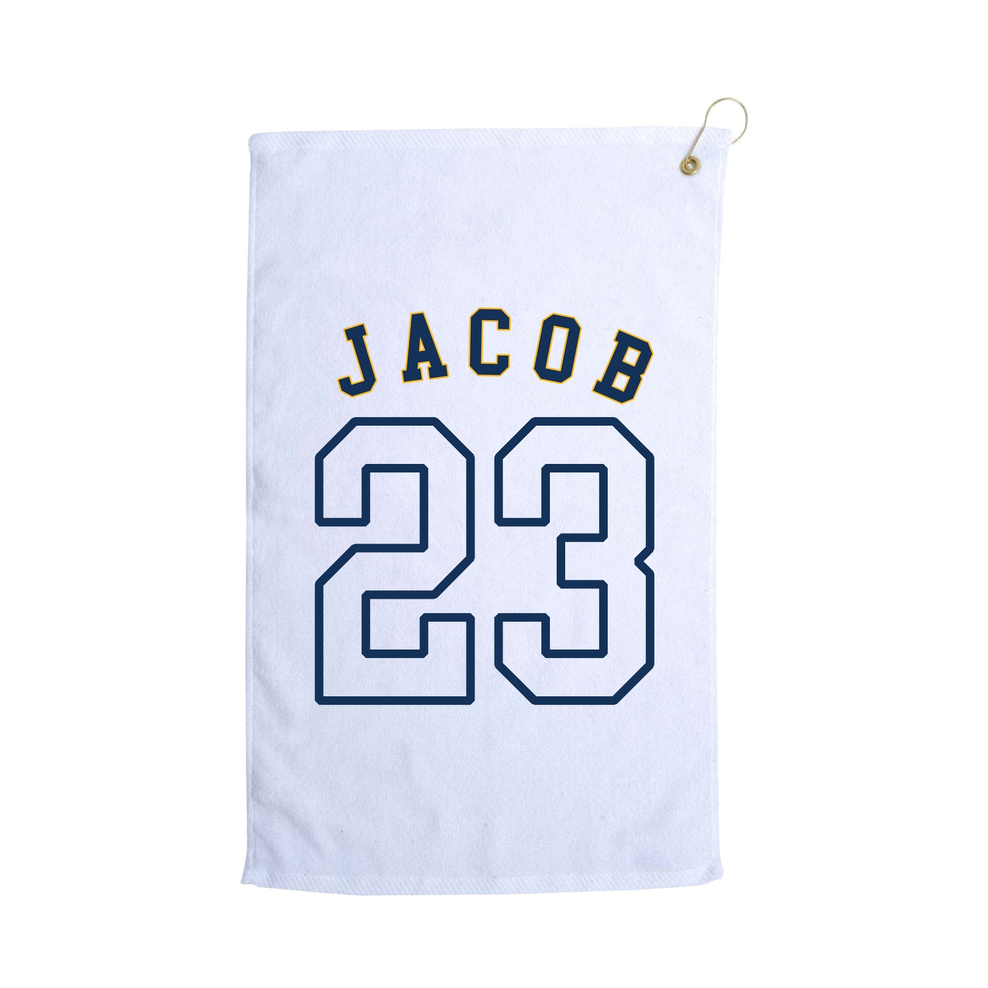 Golf Towel — Shirsey Arch in White