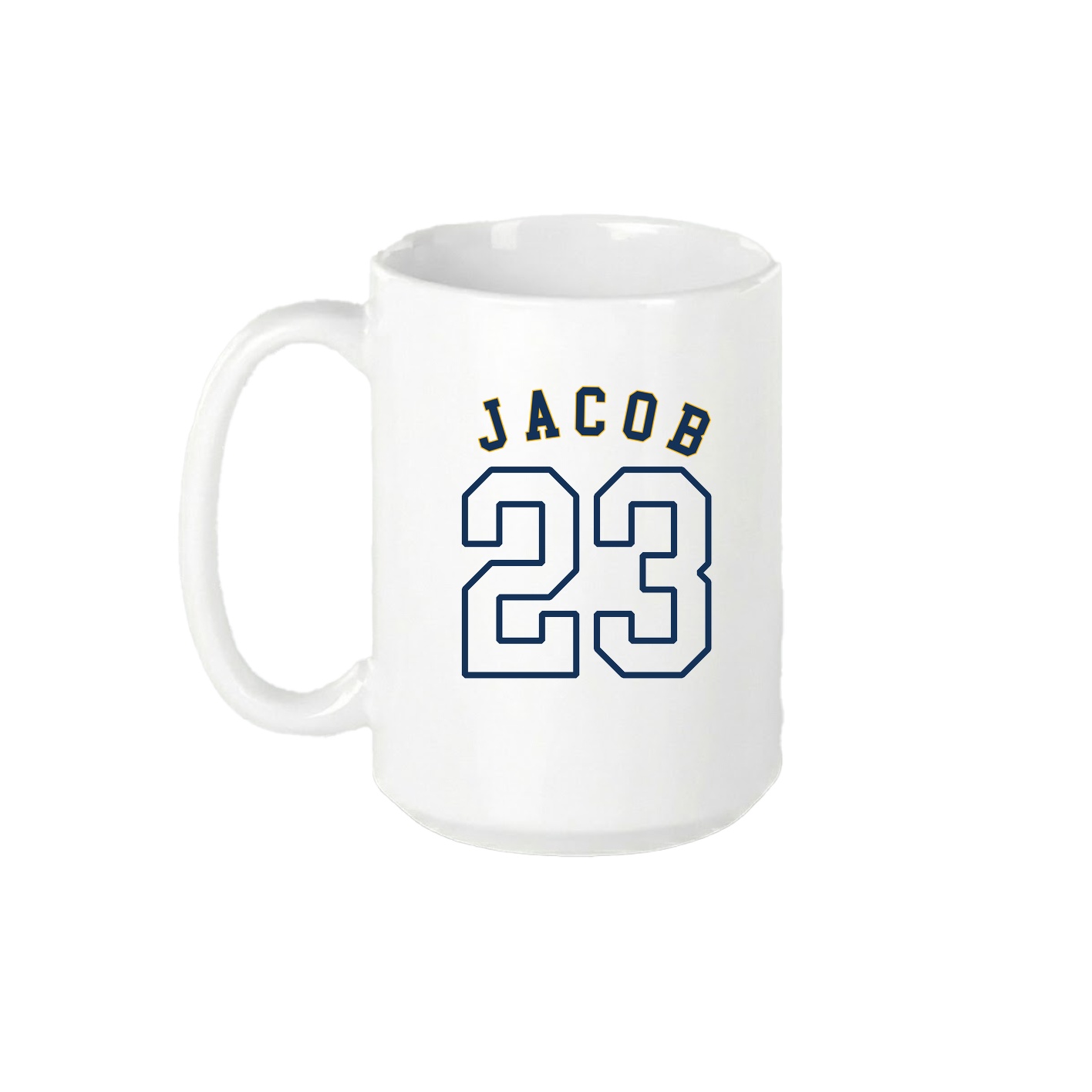 15oz Coffee Mug — Shirsey Arch in White