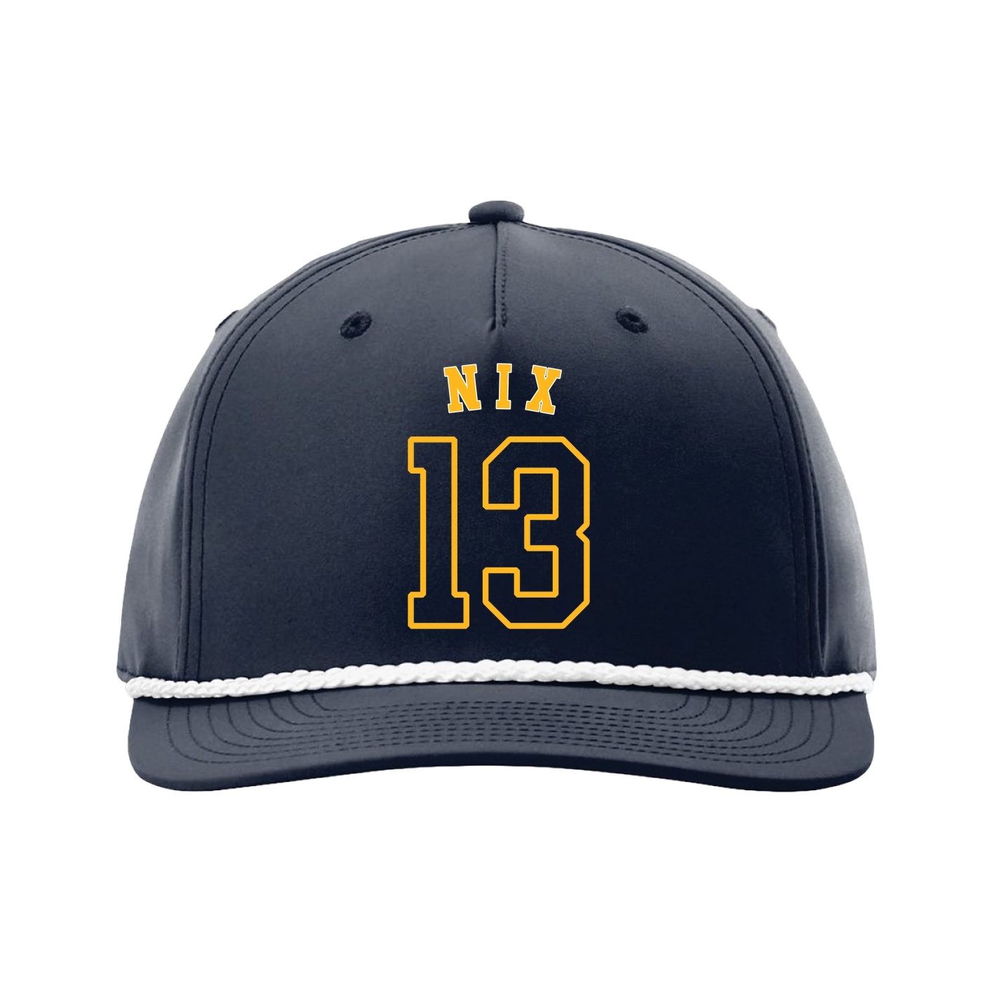 Five-Panel Classic Rope Cap — Shirsey Arch in Navy