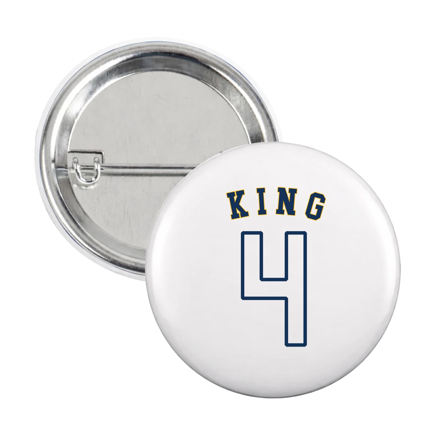 Game Day Button — Shirsey Arch in White