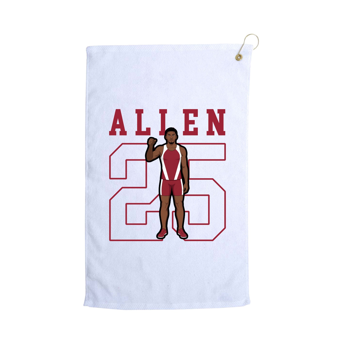 Golf Towel — Shirsey in White