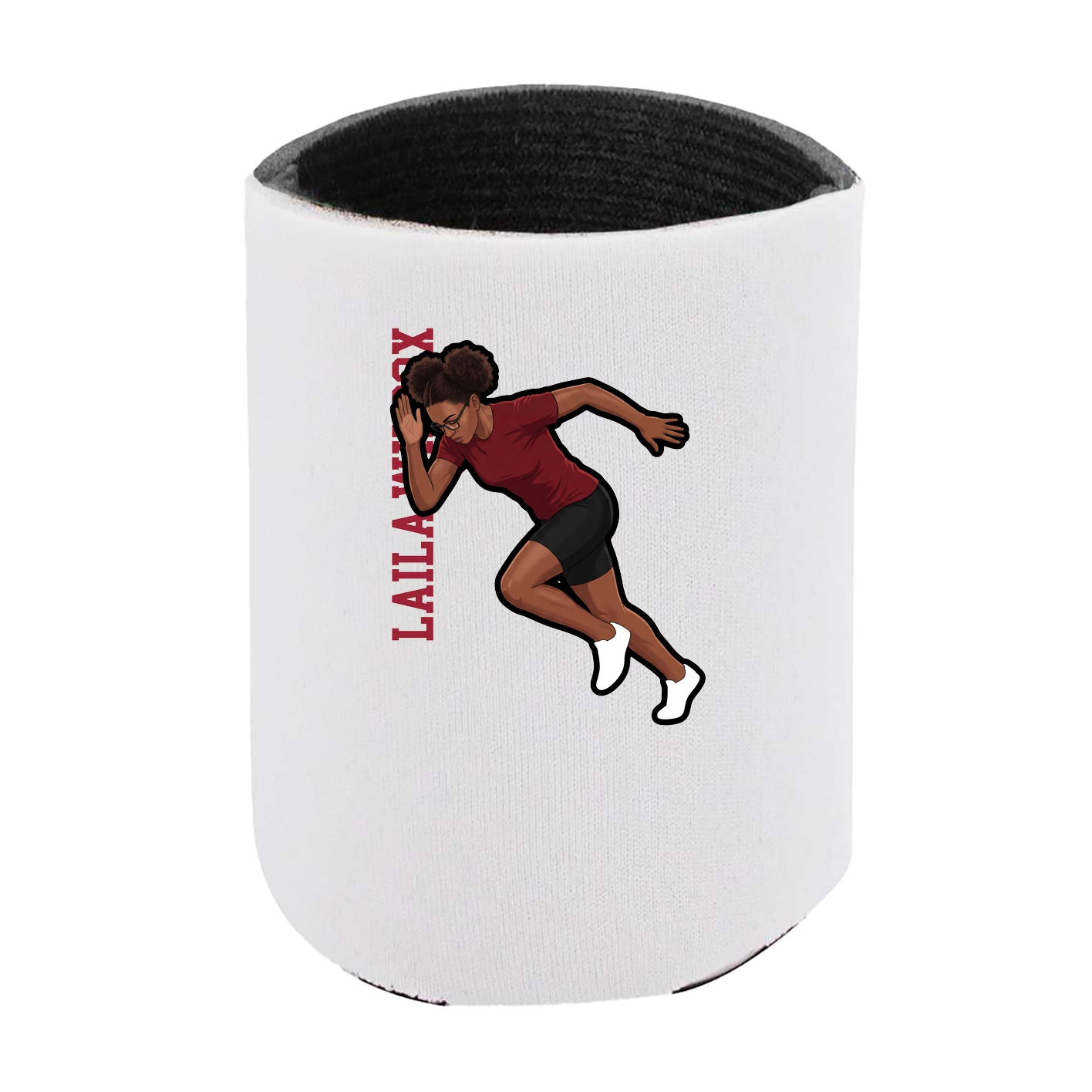 Can Holder — Name Vertical in White