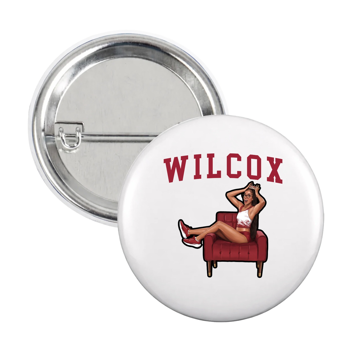 Game Day Button — Shirsey in White