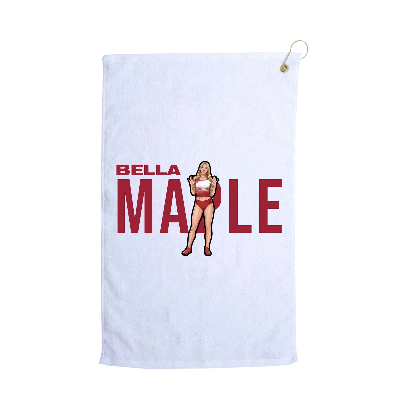 Golf Towel — Player Name in White