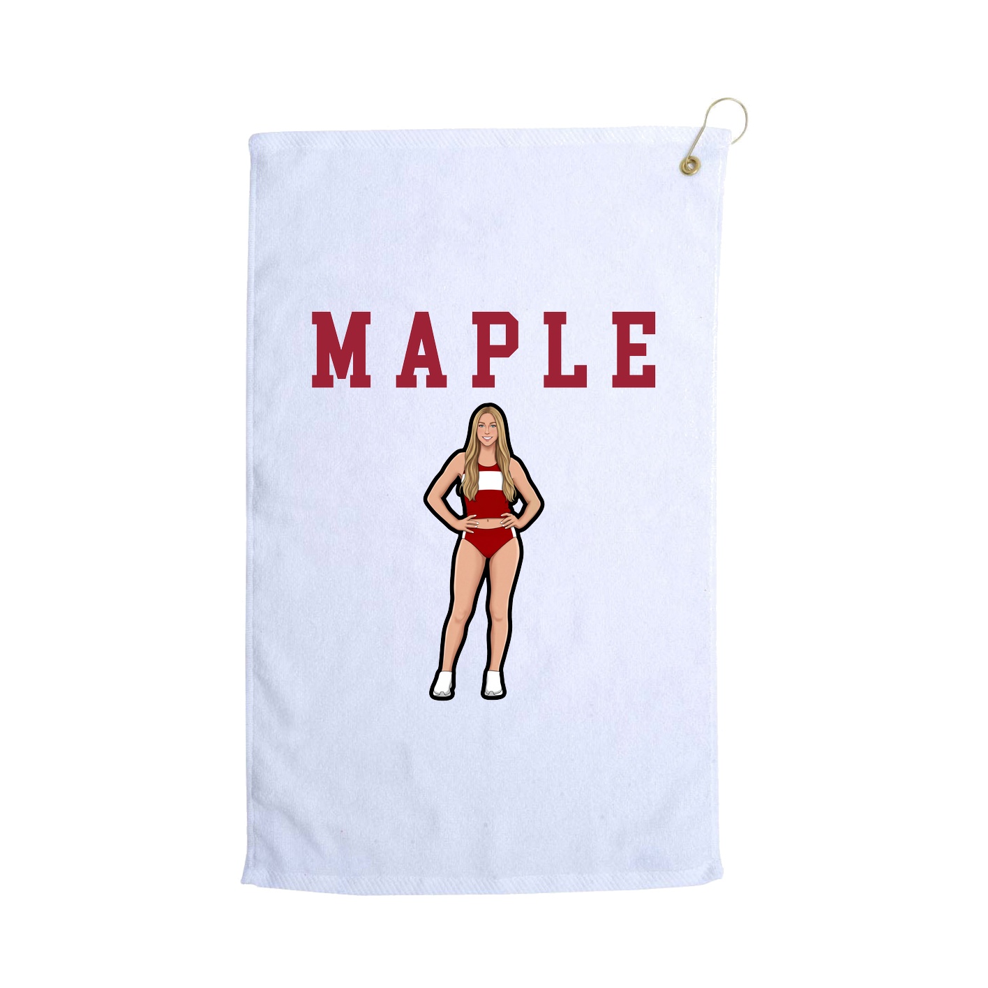 Golf Towel — Shirsey in White
