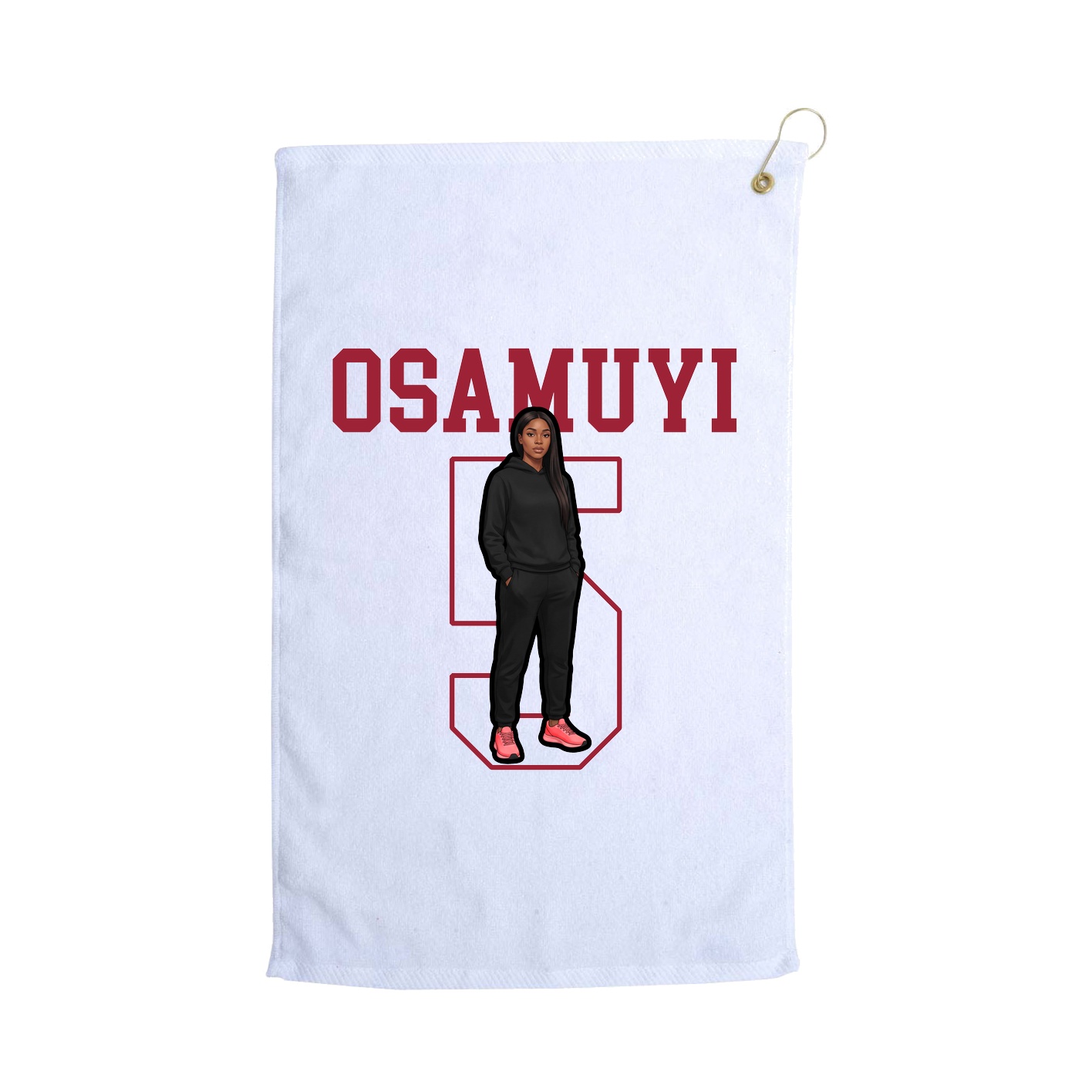 Golf Towel — Shirsey in White