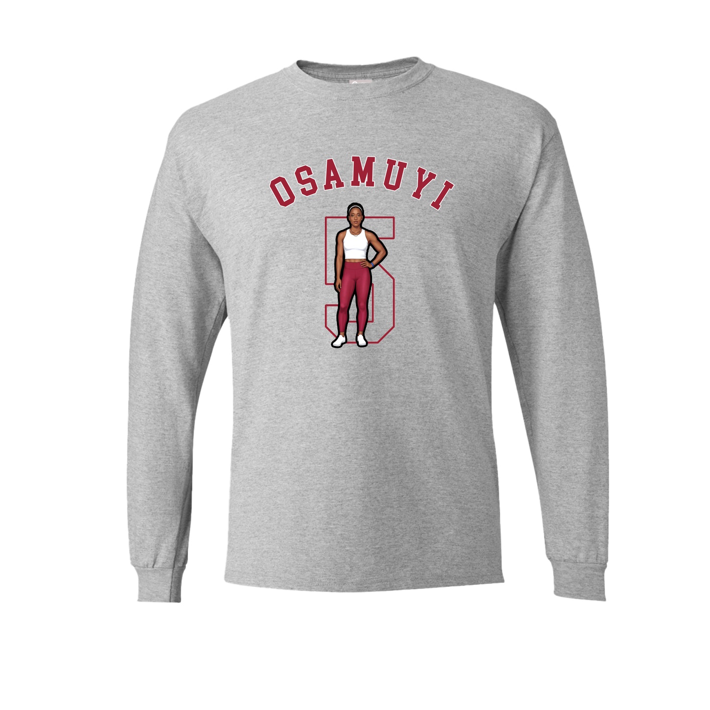 Long Sleeve Tee — Shirsey Arch in Grey