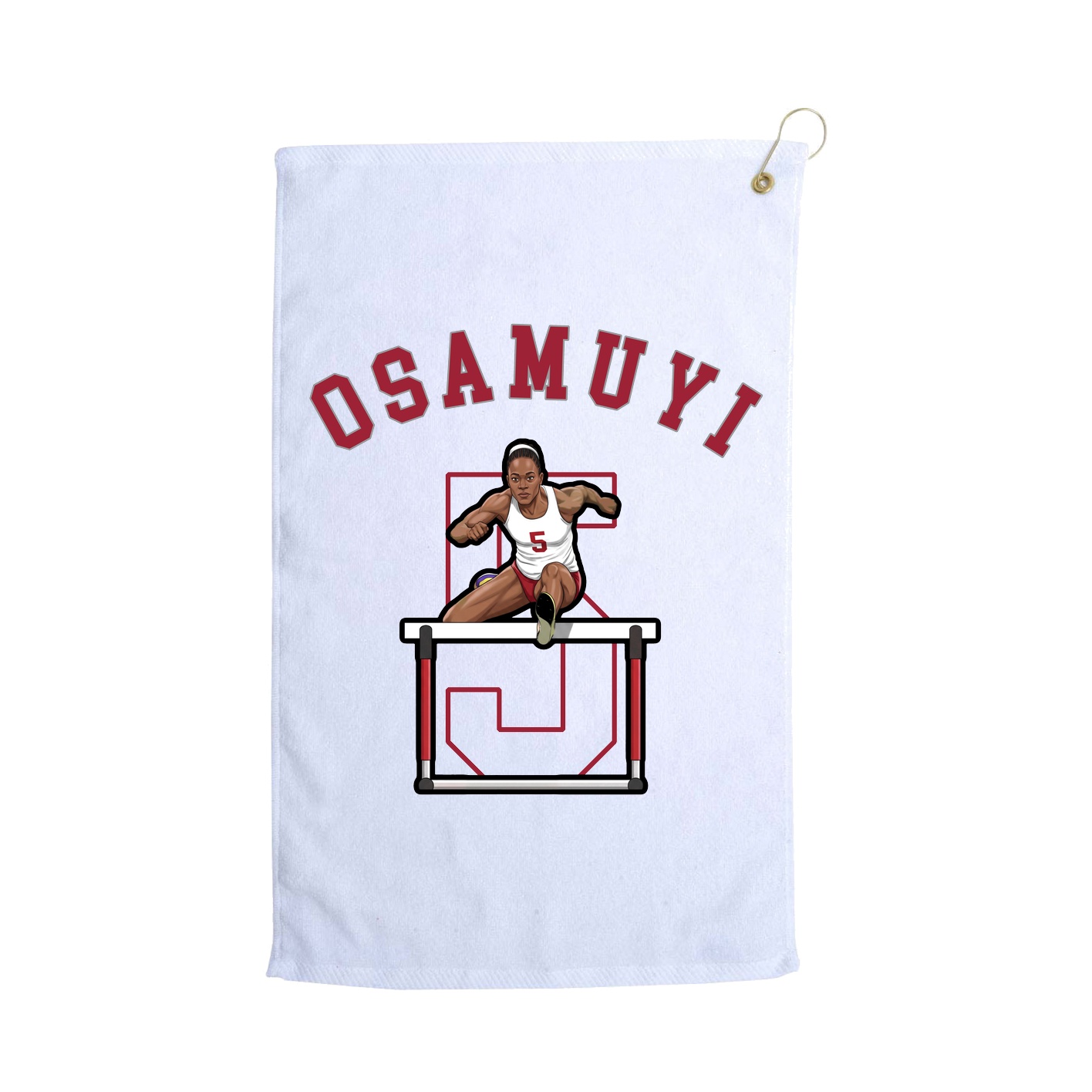 Golf Towel — Shirsey Arch in White