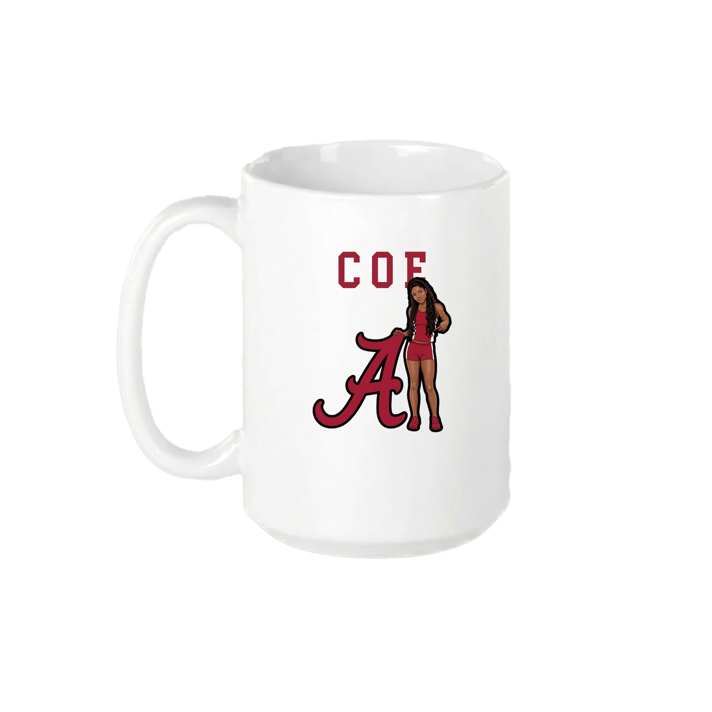 15oz Coffee Mug — Shirsey in White