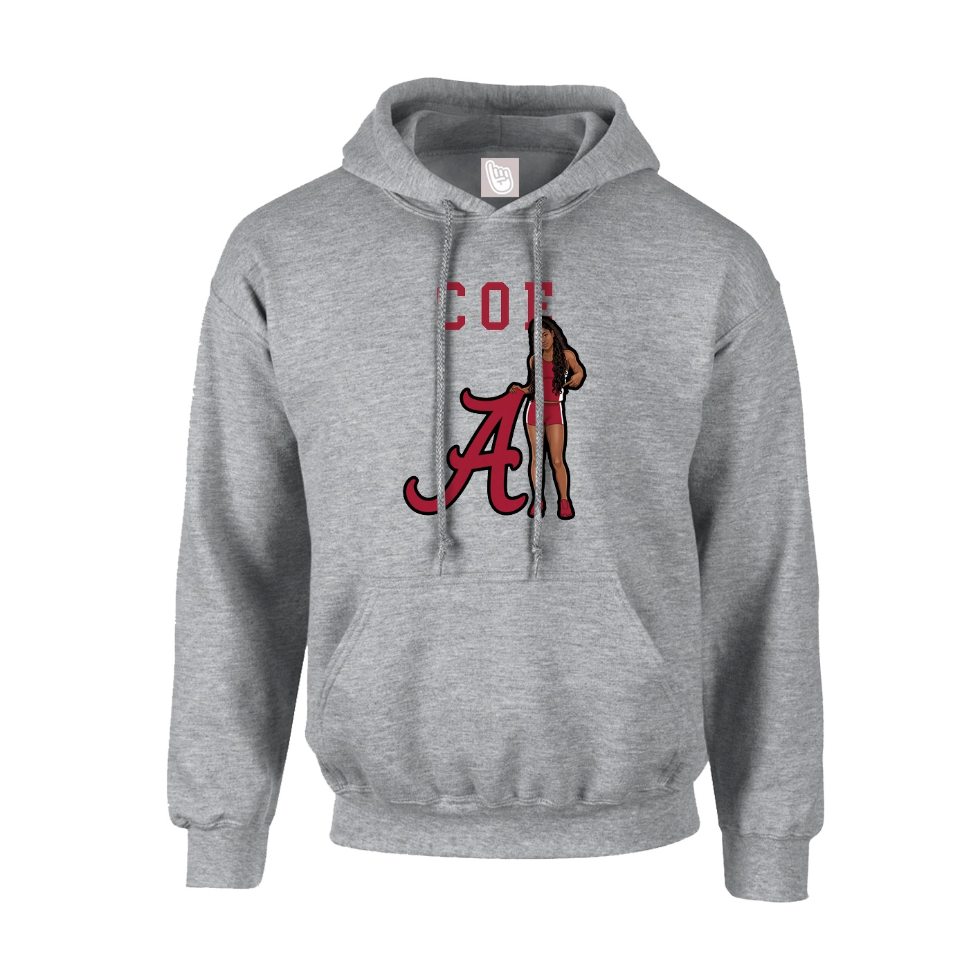 Hoodie — Shirsey in Grey