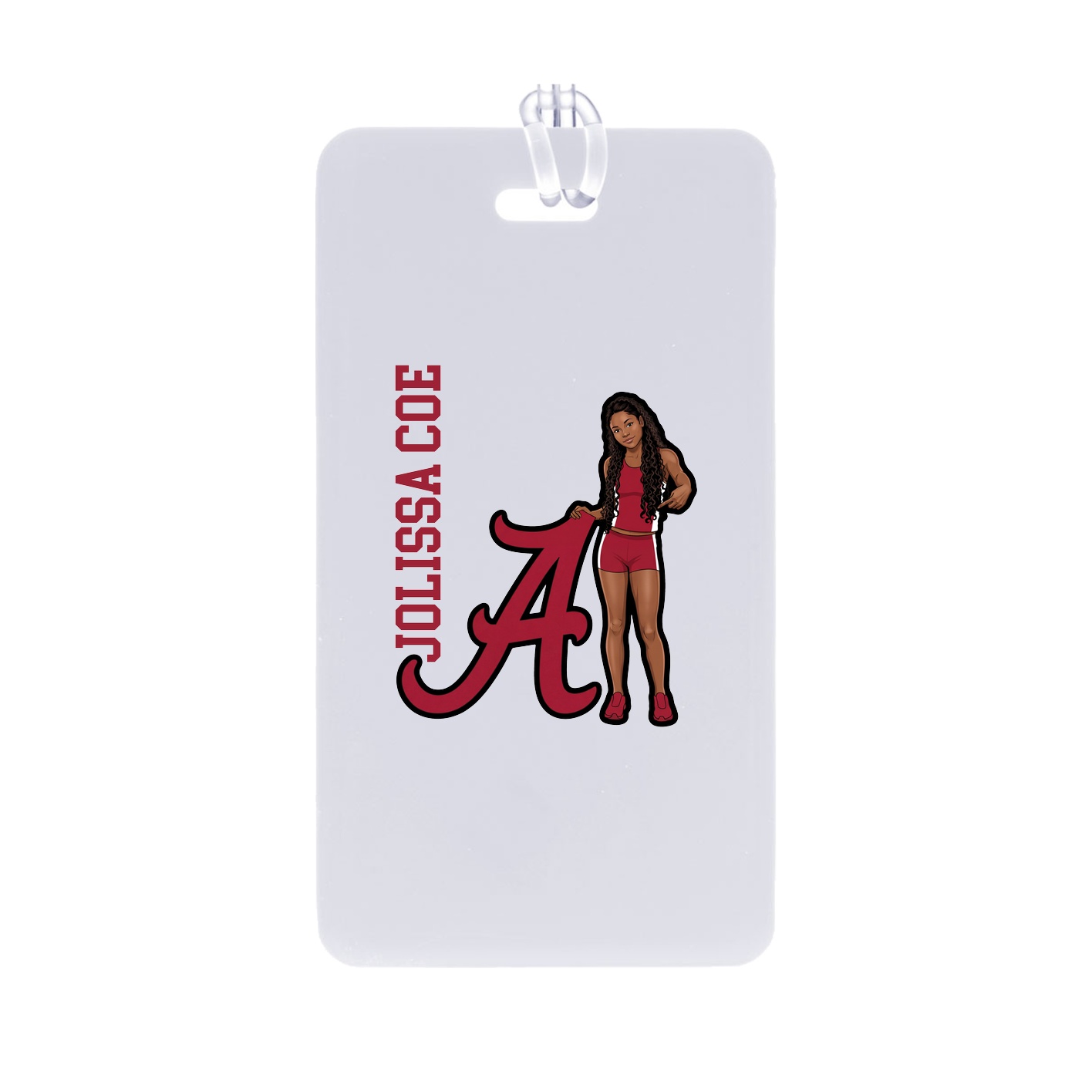Bag Tag — Name Vertical in Classic