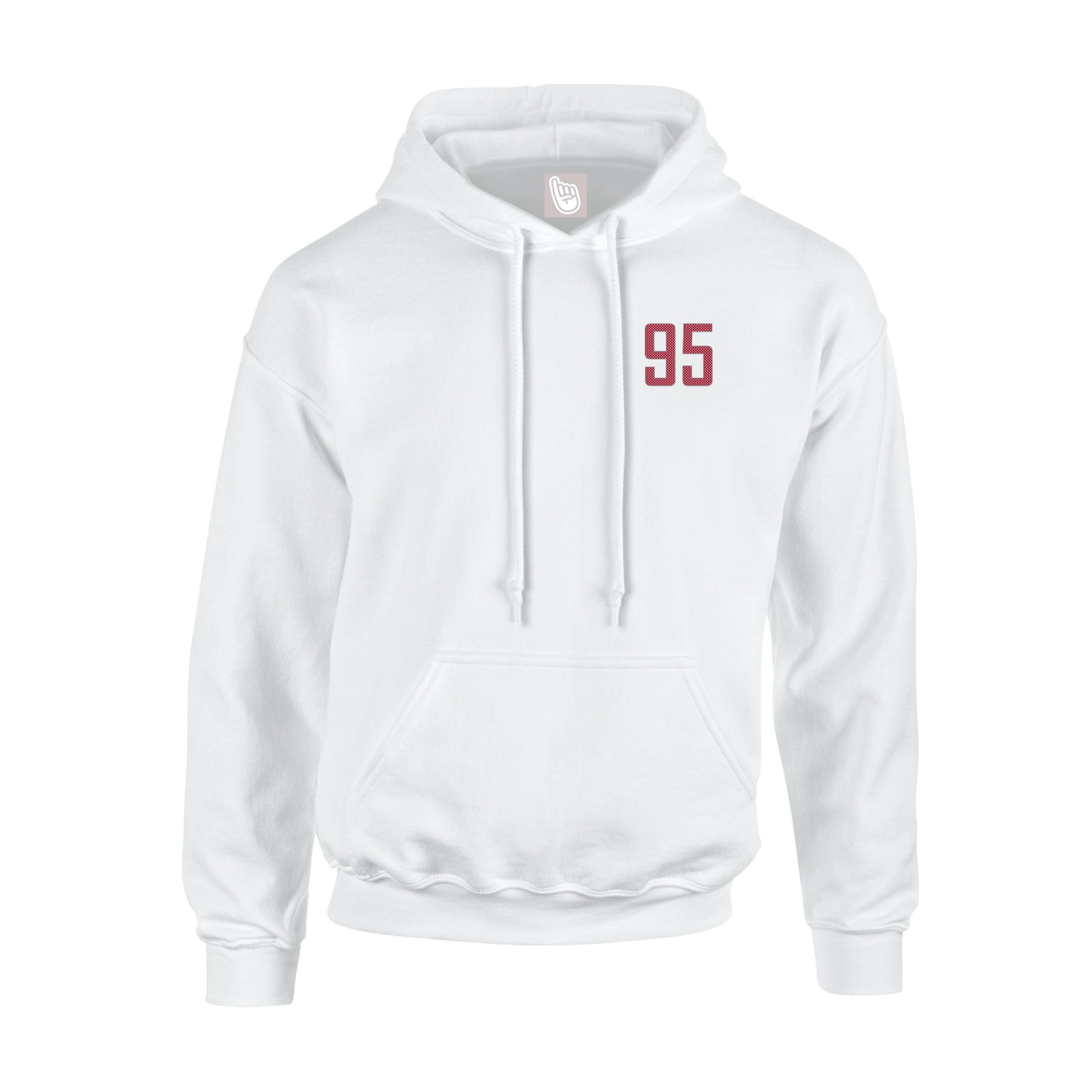 Youth Hoodie — Front Shirsy in White