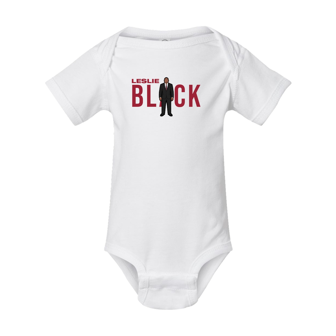 Baby Onesie — Player Name in White