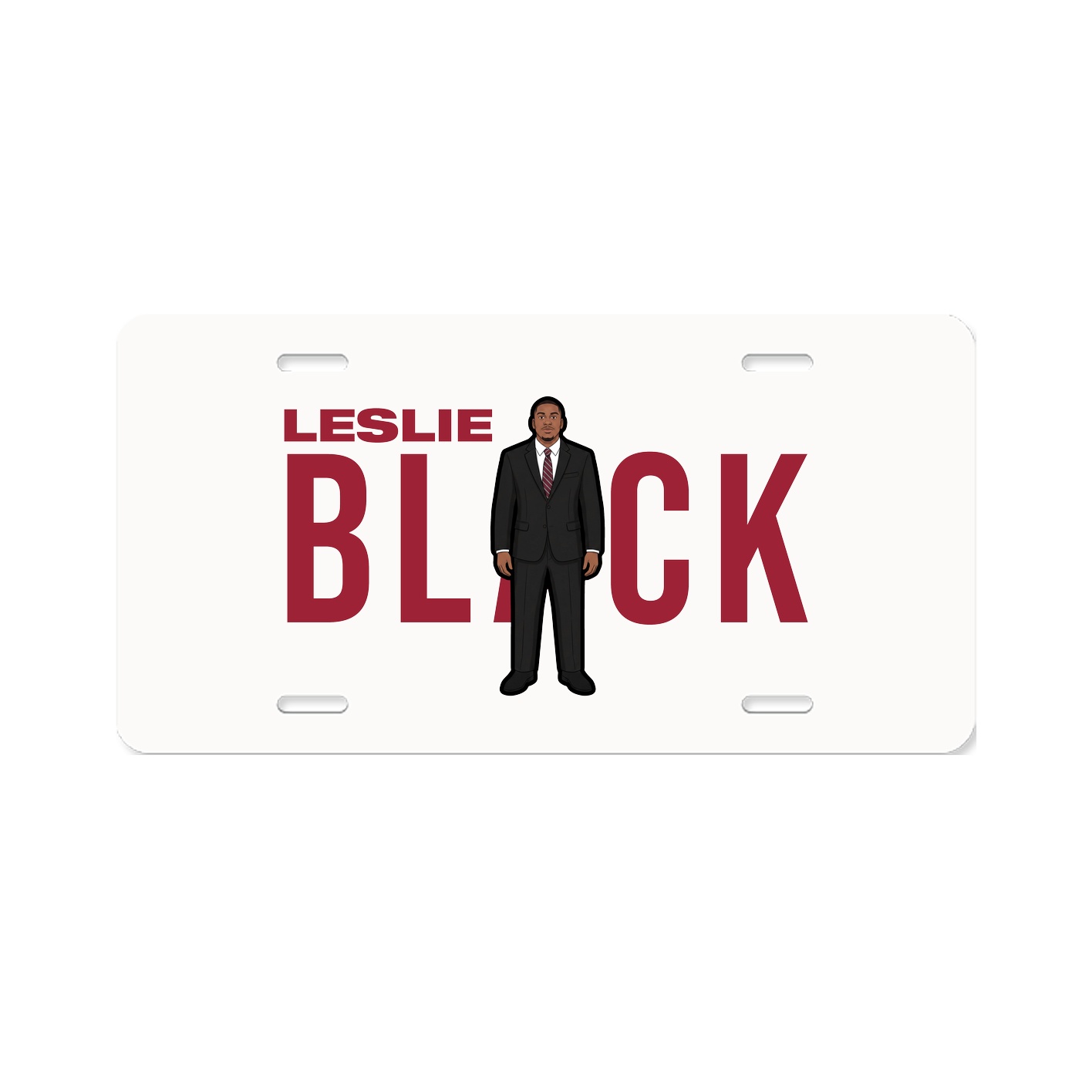 License Plate — Player Name in Classic